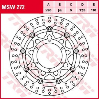 Тормозной диск TRW MSW272 в интернет-магазине LuckyFern