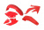 Комплект пластика RTech R-KITCRX-RS0-414 CRF450X 05-07 красный в интернет-магазине LuckyFern