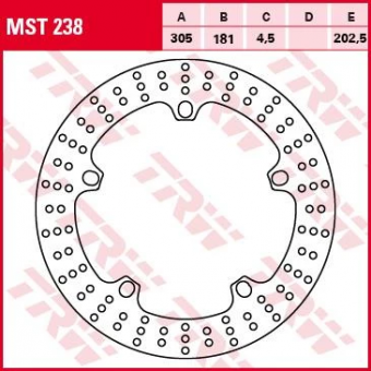 Тормозной диск TRW MST238 в интернет-магазине LuckyFern