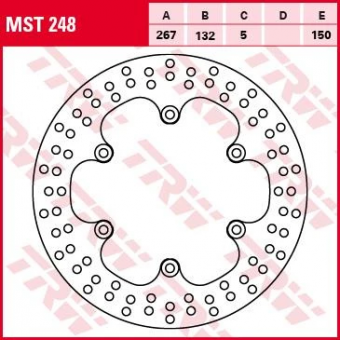 Тормозной диск TRW MST248 в интернет-магазине LuckyFern