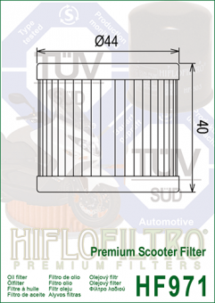Фильтр масляный Hiflo Filtro HF971 в интернет-магазине LuckyFern
