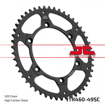 Звезда ведомая JT JTR460 49SC, 49 зубьев, самоочищающаяся, 520 размер в интернет-магазине LuckyFern