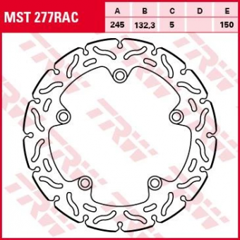 Тормозной диск TRW MST277RAC в интернет-магазине LuckyFern