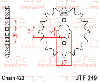 Звезда ведущая JTF249/504 13 зубьев в интернет-магазине LuckyFern