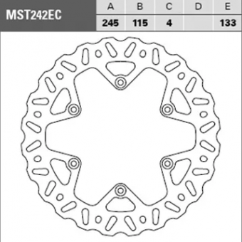 Тормозной диск TRW MST242EC в интернет-магазине LuckyFern