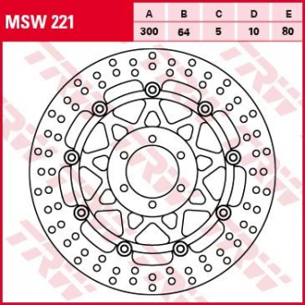 Тормозной диск TRW MSW221 в интернет-магазине LuckyFern