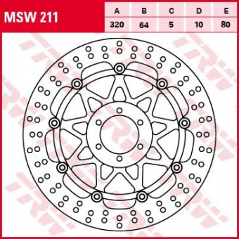 Тормозной диск TRW MSW211 в интернет-магазине LuckyFern