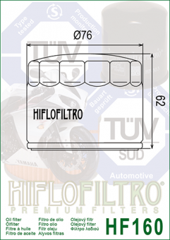 Фильтр масляный Hiflo Filtro HF160 в интернет-магазине LuckyFern