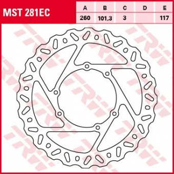 Тормозной диск TRW MST281EC в интернет-магазине LuckyFern