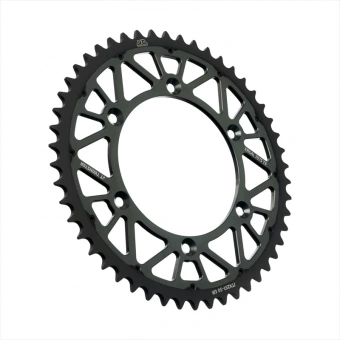 Звезда ведомая алюминиевая/стальная JT JTX251 50GR, 50 зубьев, серая, 520 размер в интернет-магазине LuckyFern