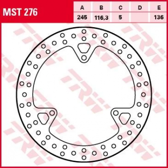 Тормозной диск TRW MST276 в интернет-магазине LuckyFern