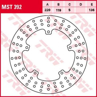 Тормозной диск TRW MST392 в интернет-магазине LuckyFern