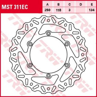 Тормозной диск TRW MST311EC в интернет-магазине LuckyFern