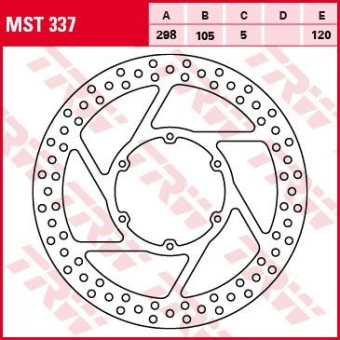 Тормозной диск TRW MST337 в интернет-магазине LuckyFern