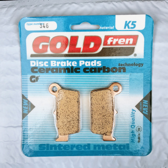 Тормозные колодки дисковые GOLDfren 346 K5 в интернет-магазине LuckyFern