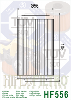 Фильтр масляный Hiflo Filtro HF556 в интернет-магазине LuckyFern