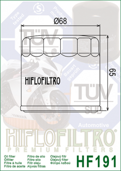 Фильтр масляный Hiflo Filtro HF191 в интернет-магазине LuckyFern