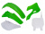Комплект пластика RTech KX125-250 99-02 RTech R-KITKX0-OEM-501 в интернет-магазине LuckyFern